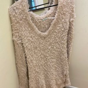 Oversized fluffy sweater